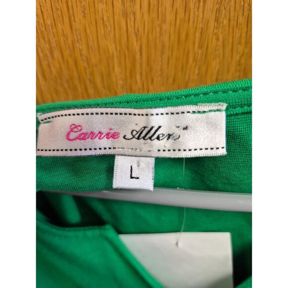 3/4 Women's Sleeve Round Neck with Slit Top Large - Picture 5 of 6